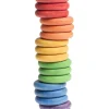 Grapat 18 houten munten - 6 kleuren - Clearance