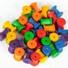 Grapat 36 houten spoelen - 6 kleuren - Sale