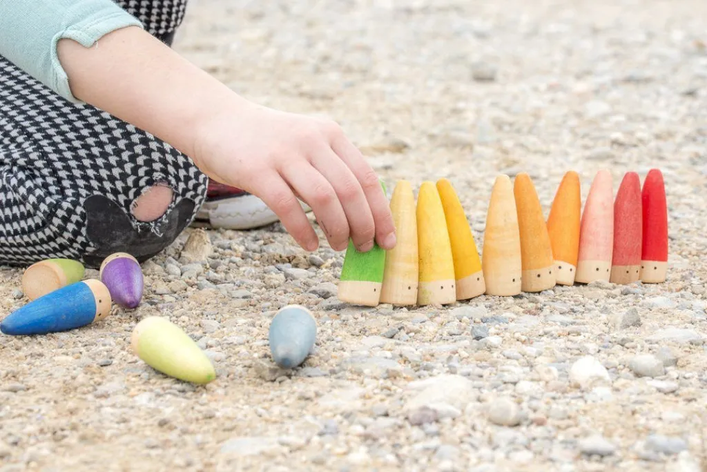 Grapat 18 houten sticks - Sale