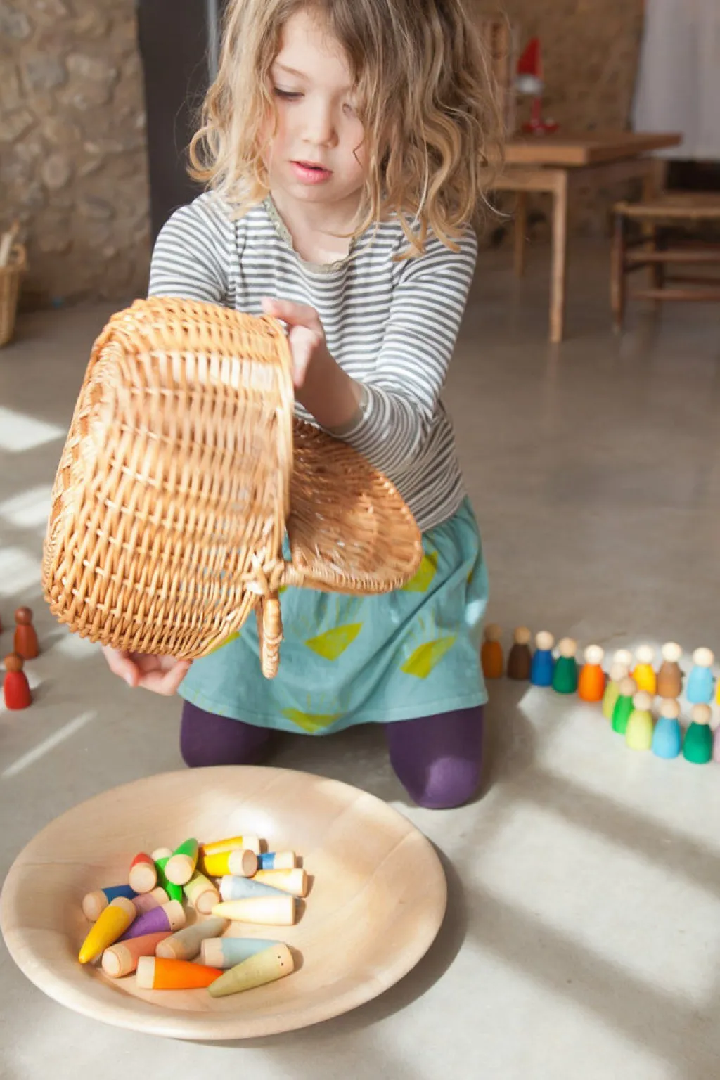 Grapat 18 houten sticks - Sale