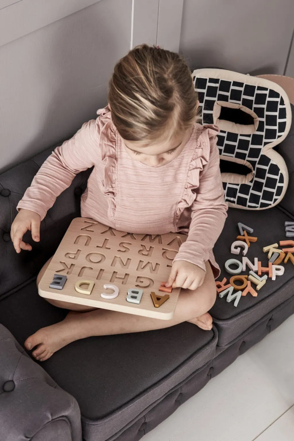 Kid's Concept ABC houten puzzel - Clearance