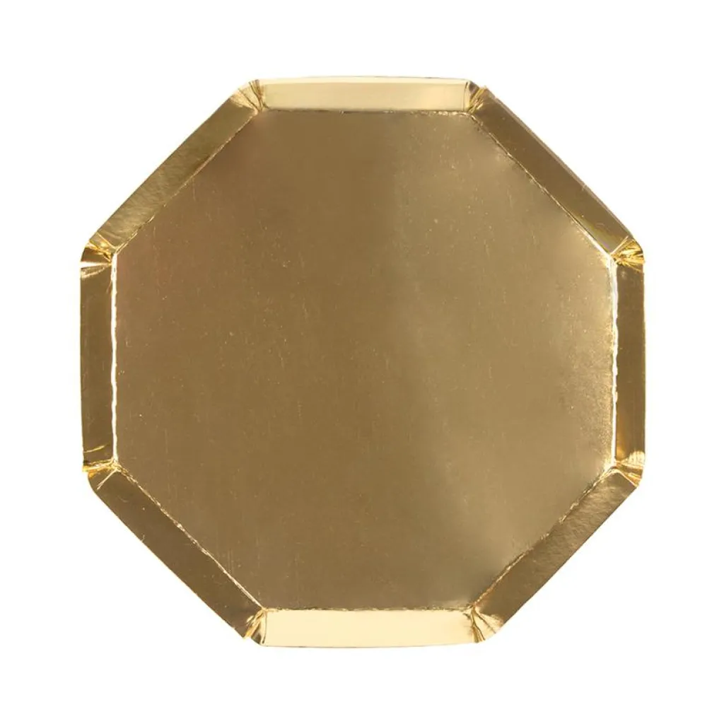 Meri Meri Assiettes - Gold Side - Sale