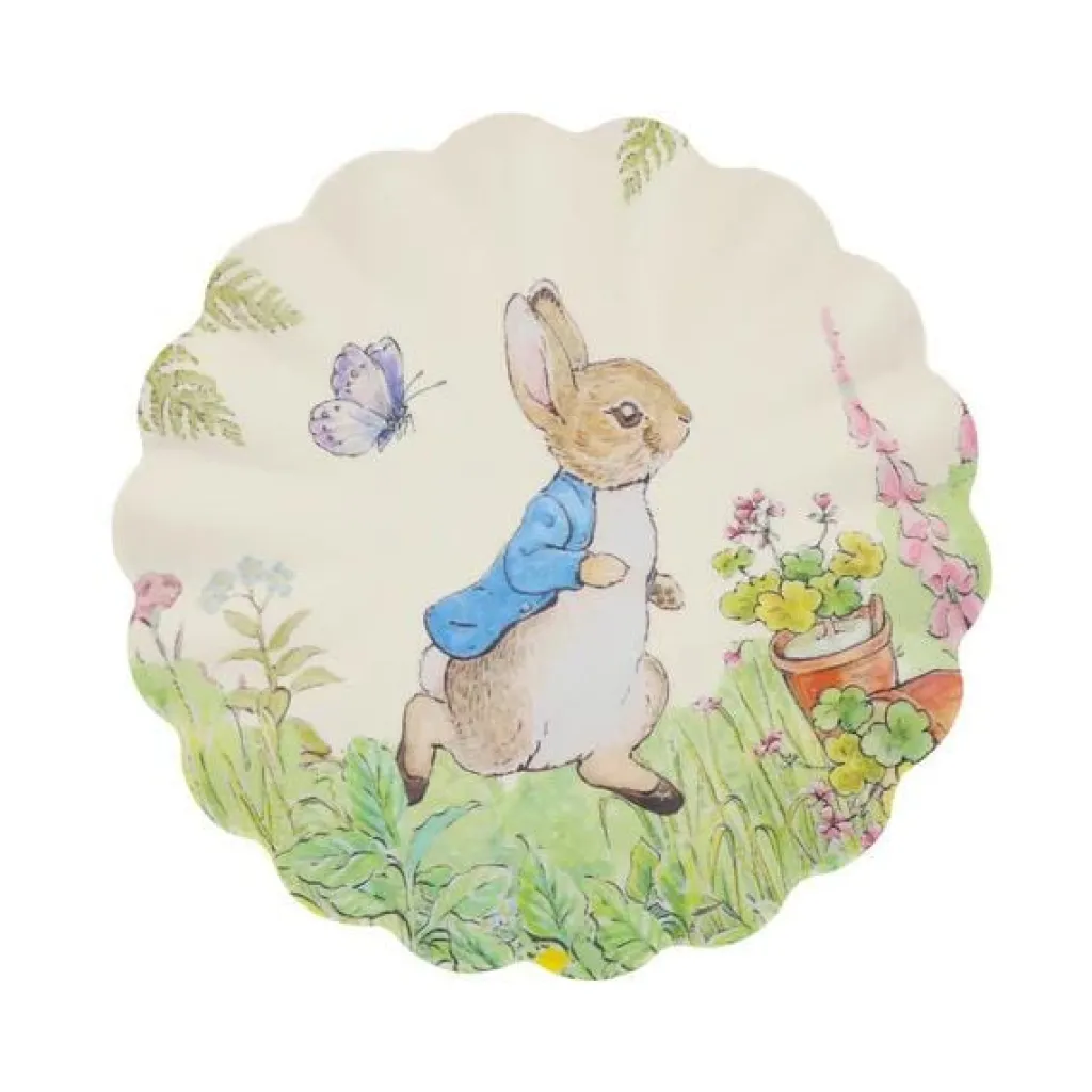 Meri Meri Assiettes réutilisables en mélamine S - Pierre Lapin - Sale