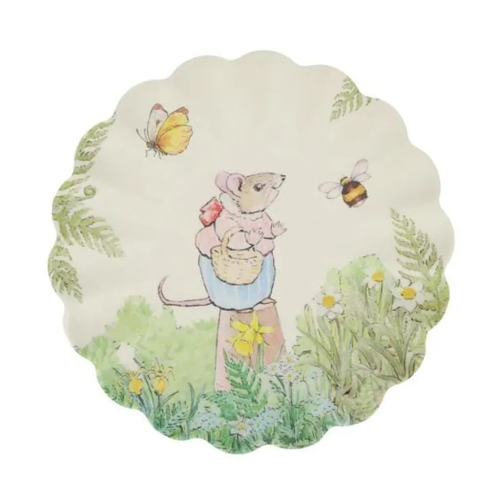 Meri Meri Assiettes réutilisables en mélamine S - Pierre Lapin - Sale