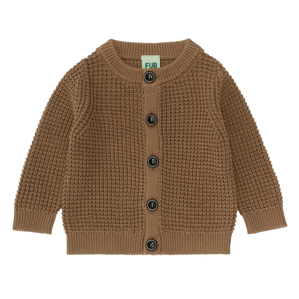 FUB Baby Structure Cardigan - camel - New