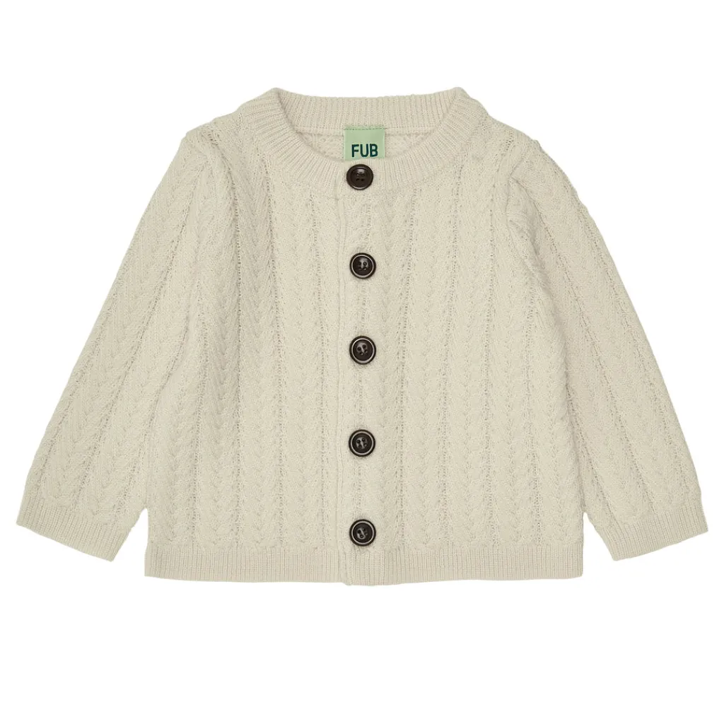 FUB Baby structure cardigan - ecru - Best