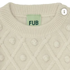 FUB Baby structure trui - ecru - Hot