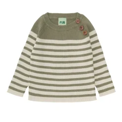 FUB Baby Sweater - sage/ecru -