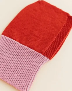 Hvid Balaclava Eddy - Cotton candy / Red - Discount