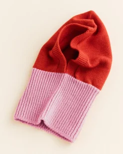 Hvid Balaclava Eddy - Cotton candy / Red - Discount
