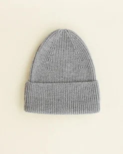 Hvid Beanie Fonzie Kids - Grey Melange - Clearance