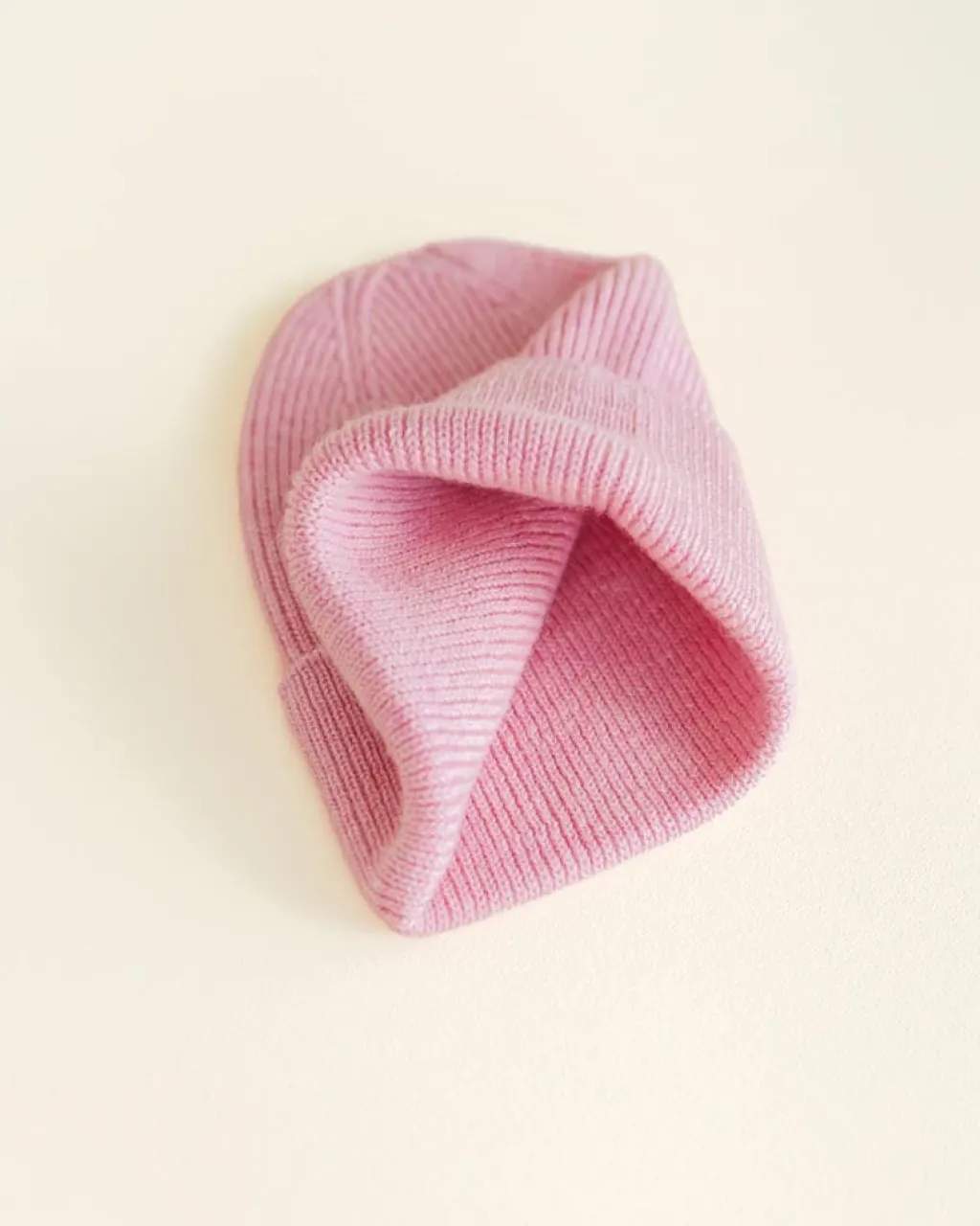 Hvid Beanie Fonzie Newborn - Cotton candy - Online