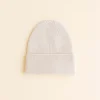 Hvid Beanie Fonzie Newborn - Cream - Sale