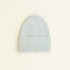Hvid Beanie Fonzie Newborn - Light Grey - New