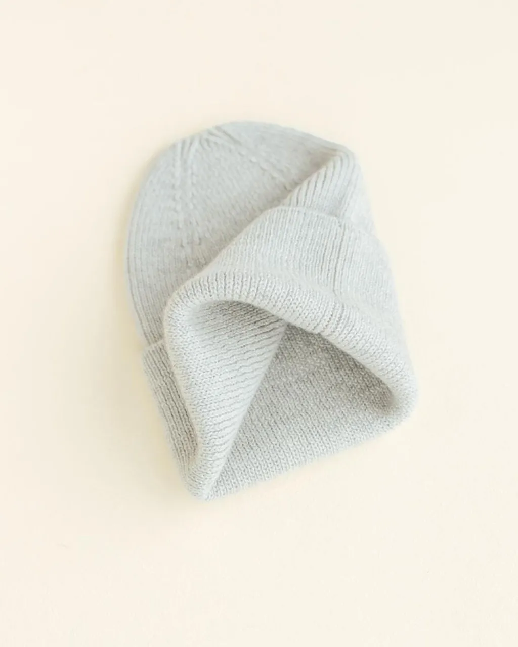 Hvid Beanie Fonzie Newborn - Light Grey - New