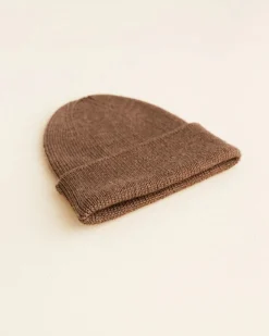 Hvid Beanie Fonzie Newborn - Mocha - Discount