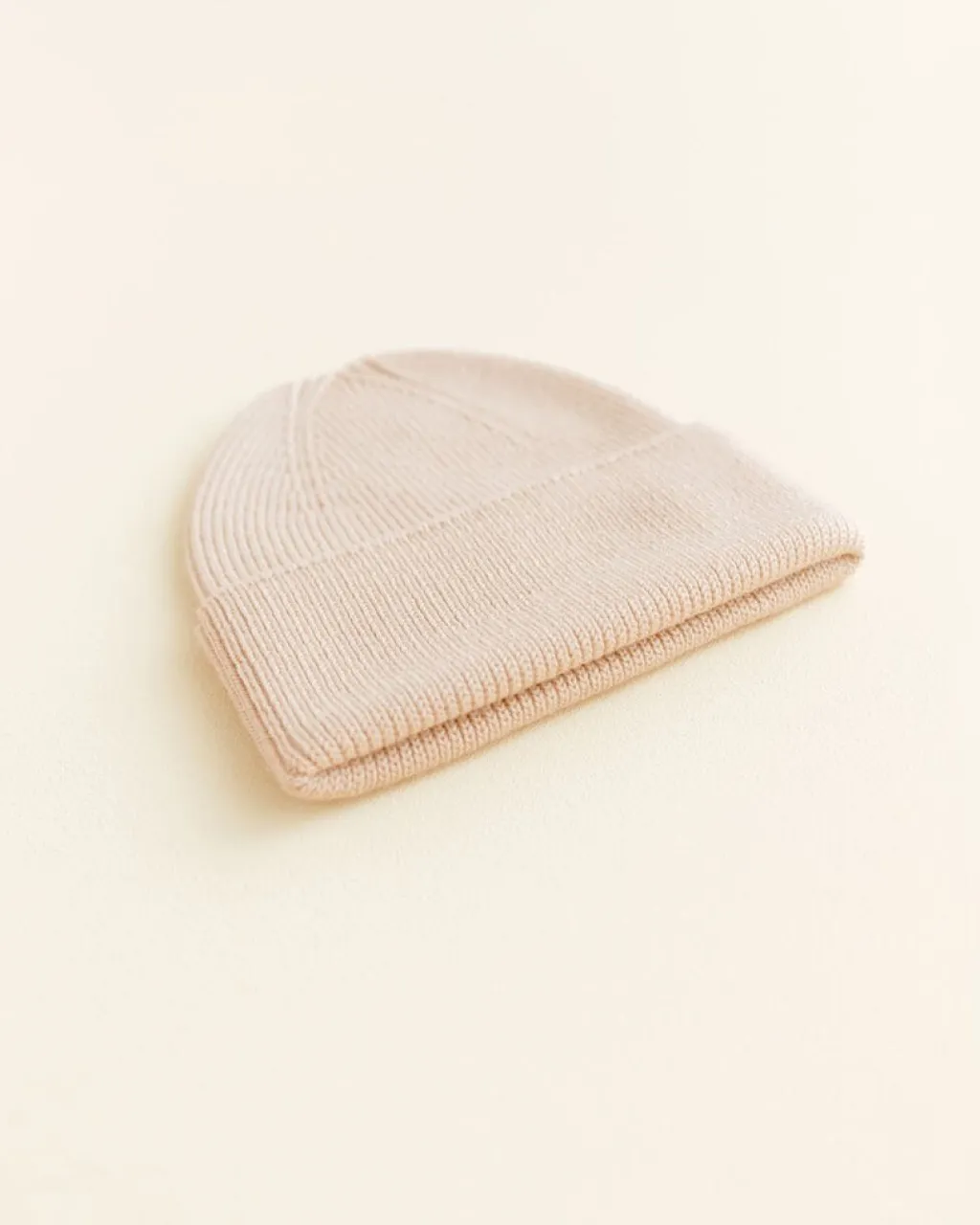 Hvid Beanie Fonzie Newborn - Oat - Outlet