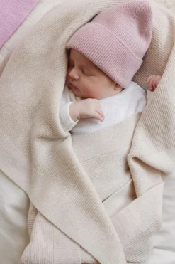 Hvid Beanie Fonzie Newborn - Powder - Online
