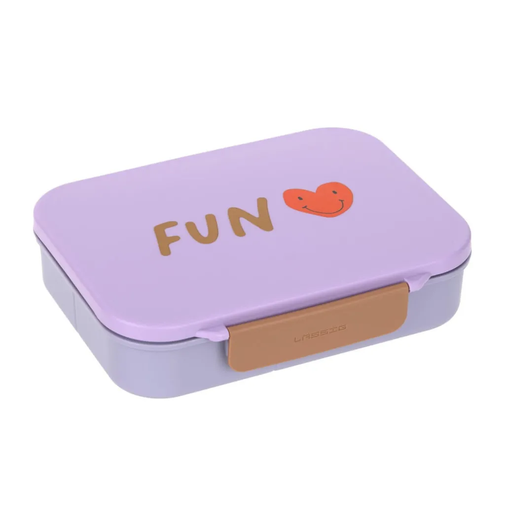 Lässig Bento-lunchbox - Little Gang - Heart Lilac - Outlet