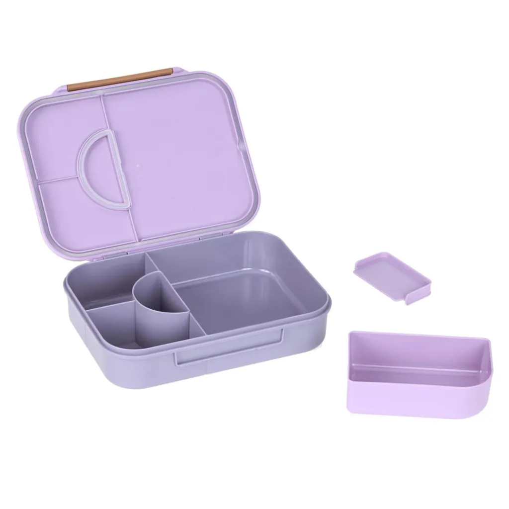 Lässig Bento-lunchbox - Little Gang - Heart Lilac - Outlet