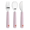Lässig Bestekset met siliconen handvat - Happy Rascals Heart Lavender - Sale
