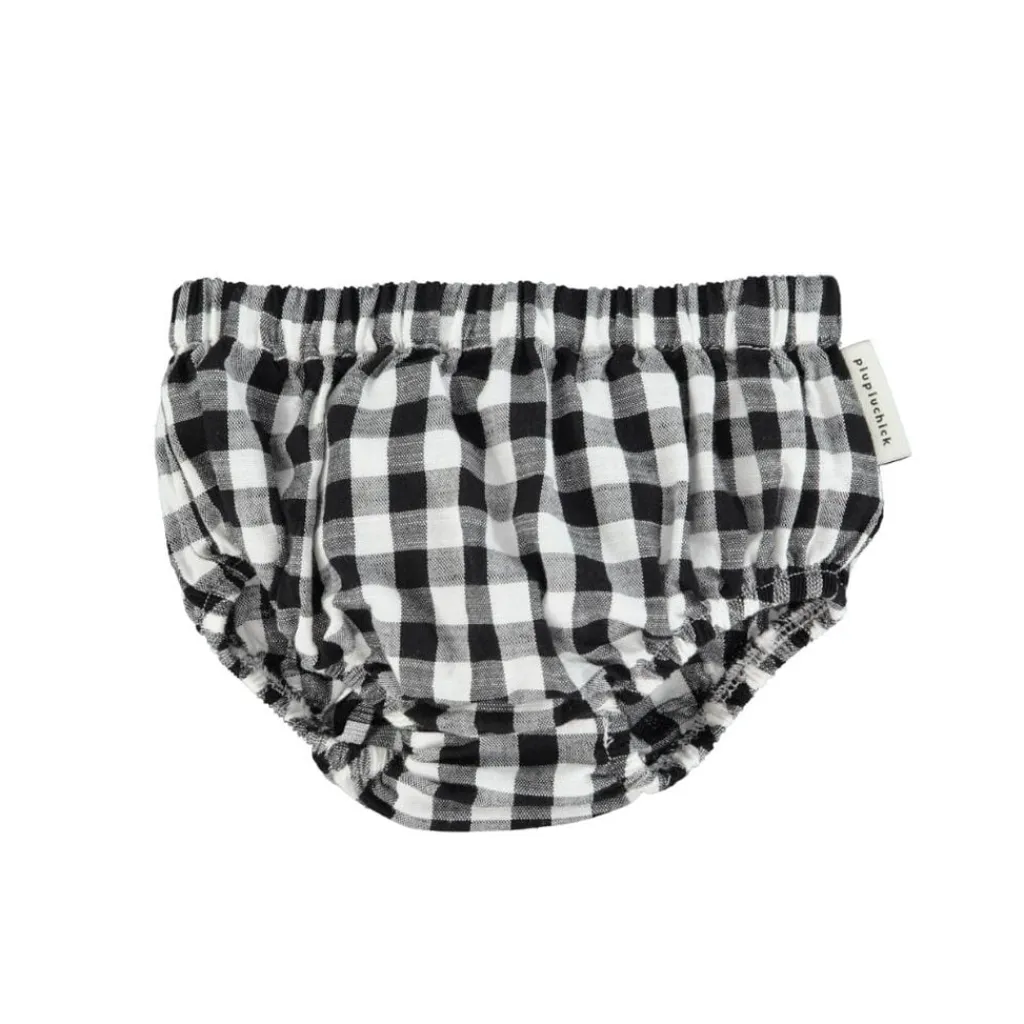 Piupiuchick Bloomers - Zwart met wit geruit - Discount