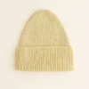 Hvid bonnet adulte fonzie - jaune clair - New