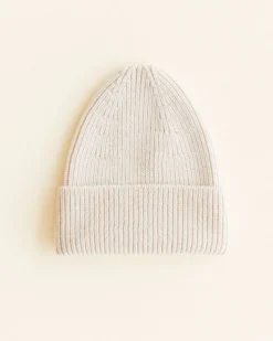 Hvid Bonnet Fonzie Adulte - Crème - Discount