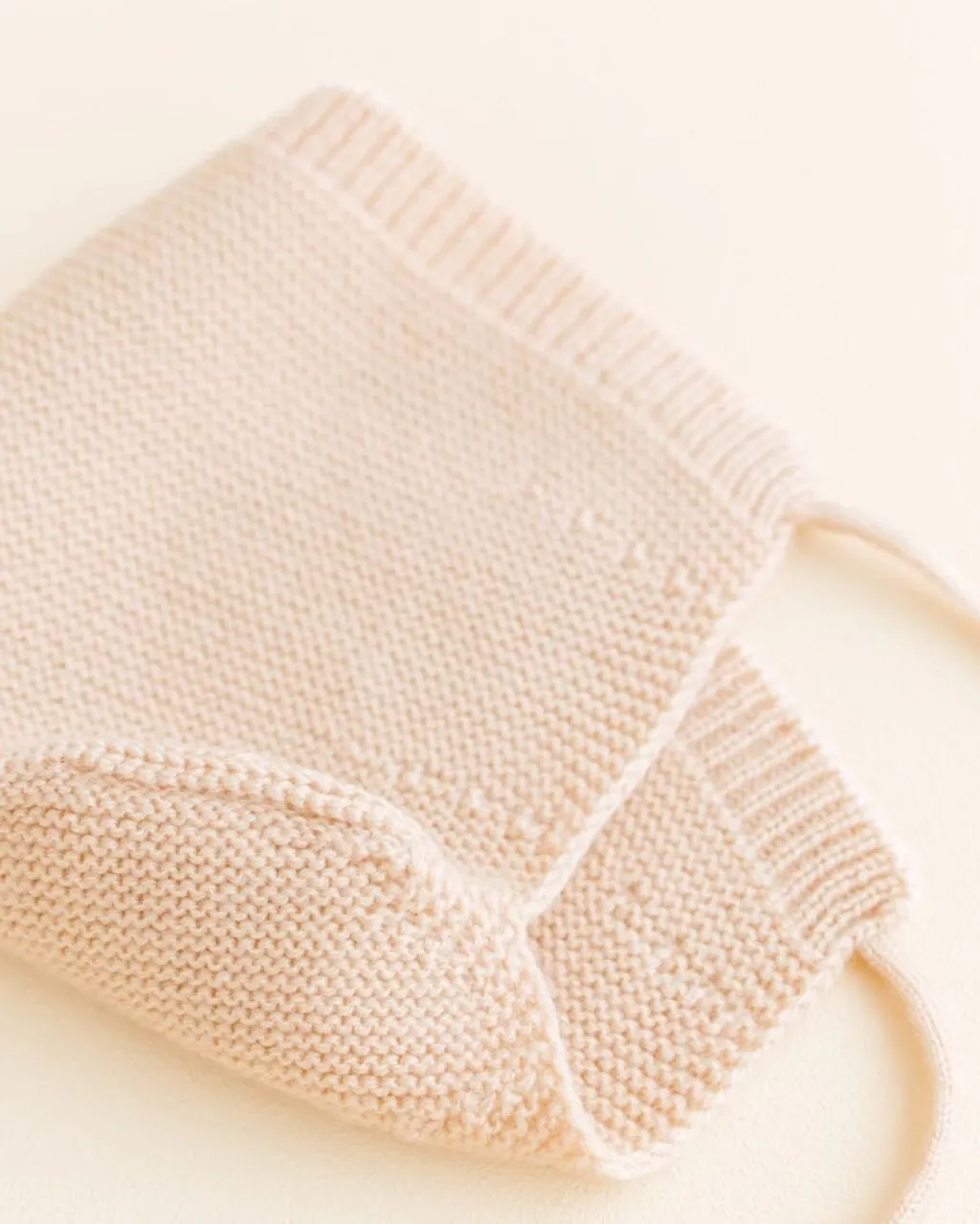 Hvid Bonnet Newborn - Oat - Discount