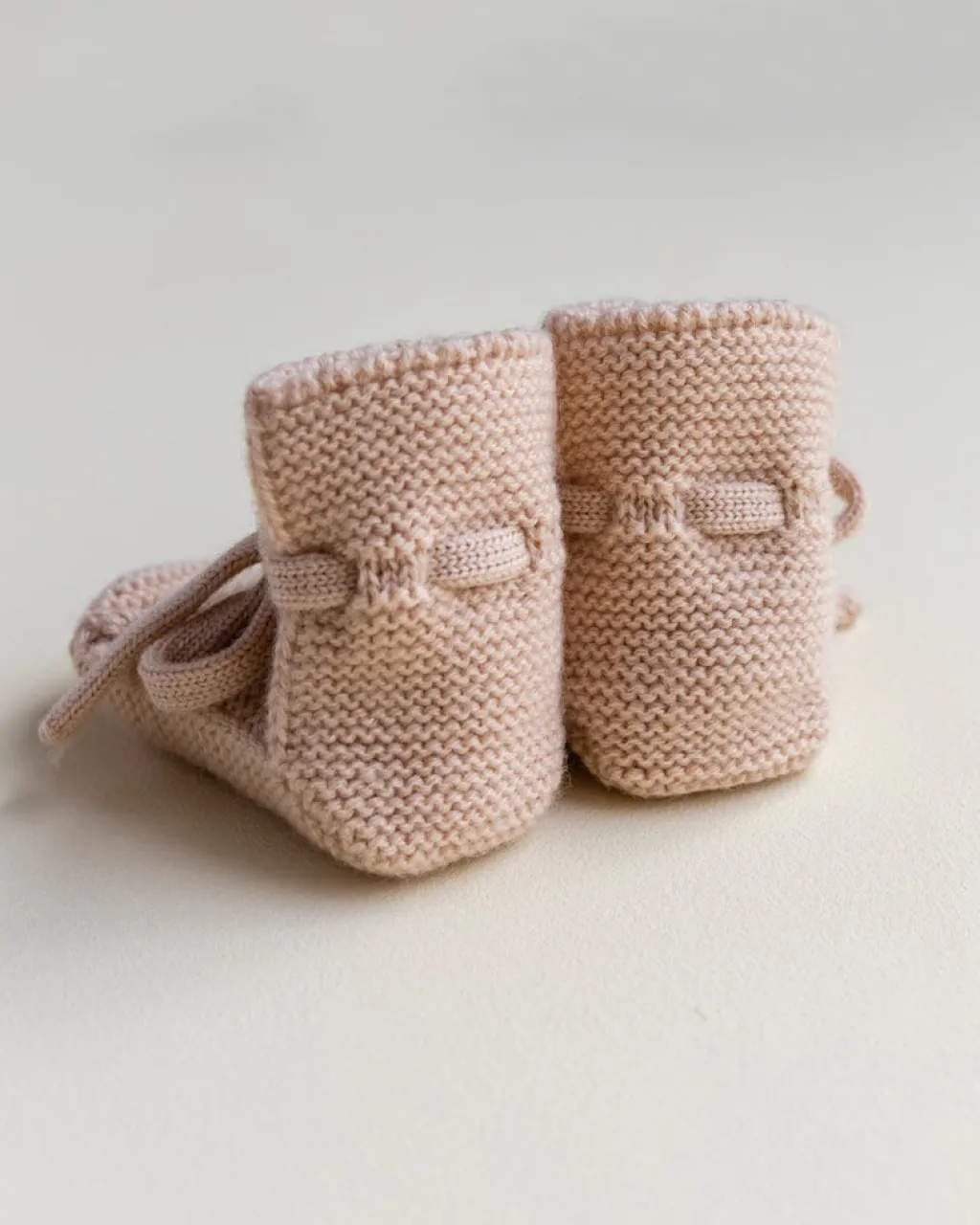 Hvid Booties - Apricot -