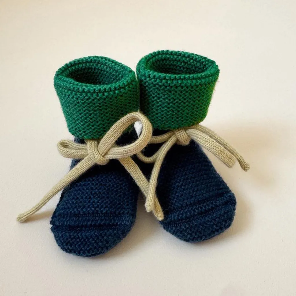 Hvid Booties - Blue / Grass - Sale