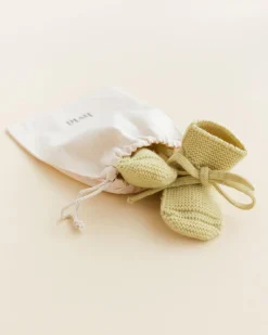 Hvid Booties - Light Yellow - Online