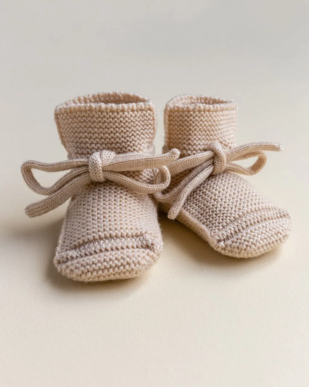 Hvid Booties - Oat - New