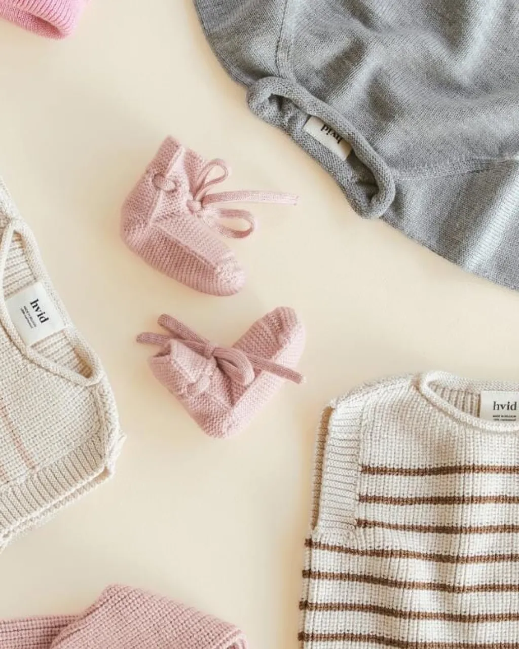 Hvid Booties - Powder - Online