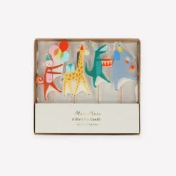 Meri Meri Bougies - Parade des Animaux - Discount
