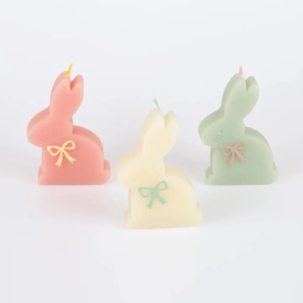 Meri Meri Bougies en forme de lapin - Outlet