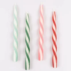 Meri Meri Bougies torsadées - Rayées - Outlet