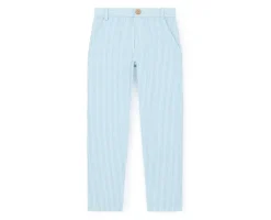 Bonton broek - blauwe strepen - Sale