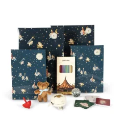 Konges Slojd Calendrier de Noël avec 24 cadeaux - Bleu - Hot