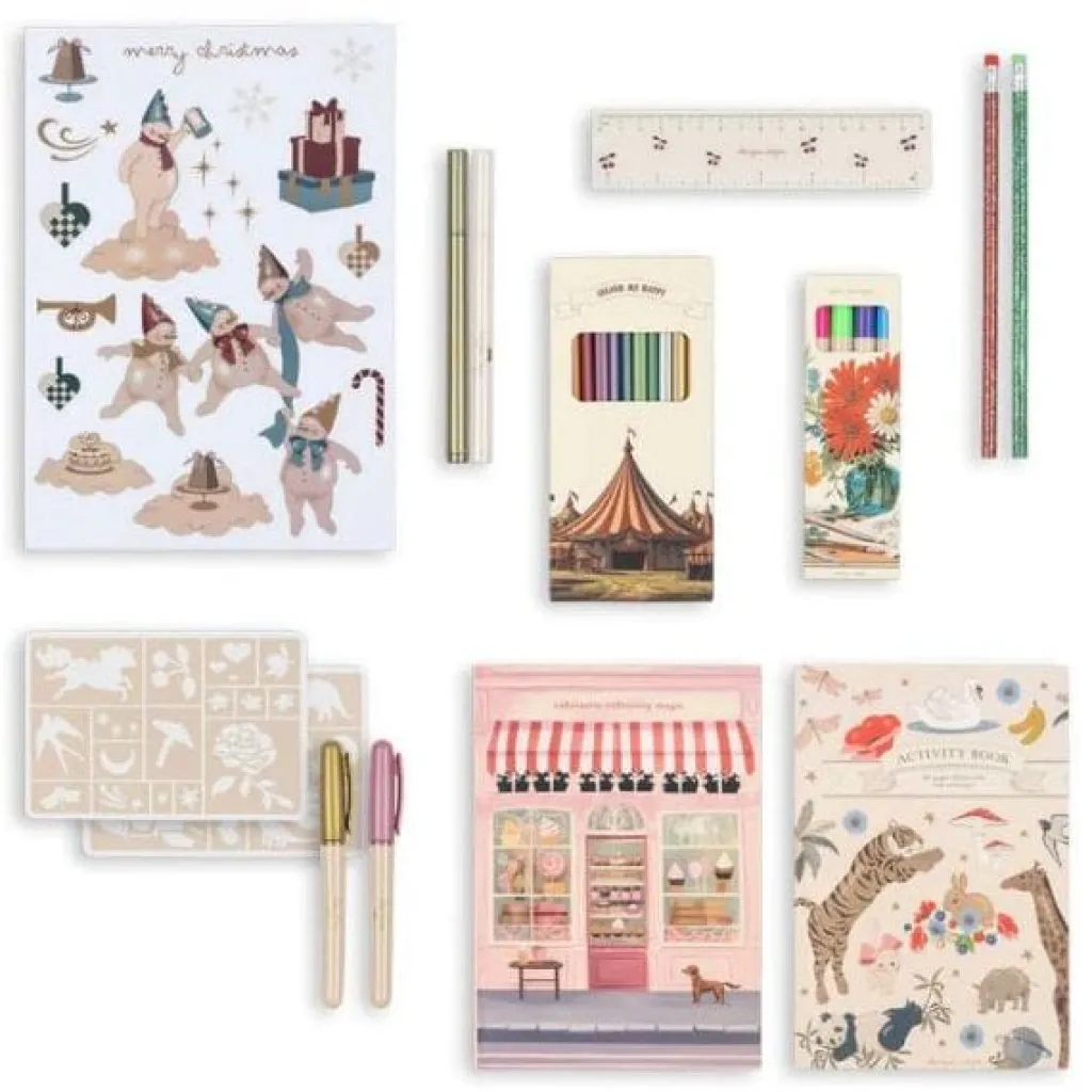 Konges Slojd Calendrier de Noël avec 24 cadeaux - Beige - Discount