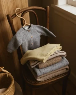 Hvid Cardigan Inga - Grey melange - Outlet