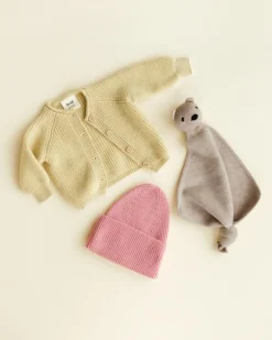 Hvid Cardigan Inga - Light yellow -