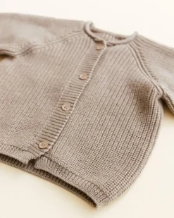 Hvid Cardigan Inga - Sand - Discount