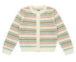 Bonton cardigan met streepjes - multico -