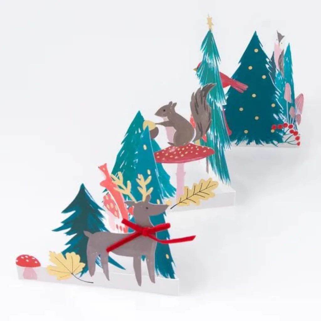 Meri Meri Carte de vœux - Bois d'hiver - Best