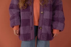 Nixnut Check Jacket - Purple - Sale