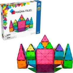 Magna-Tiles Clear Colors set - 32 stuks - Outlet