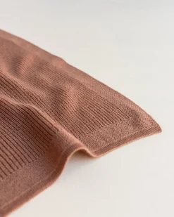 Hvid Couverture Felix - Terracotta - Outlet
