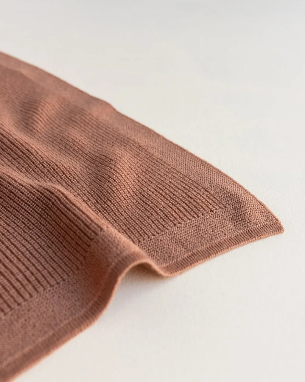 Hvid Couverture Felix - Terracotta - Outlet