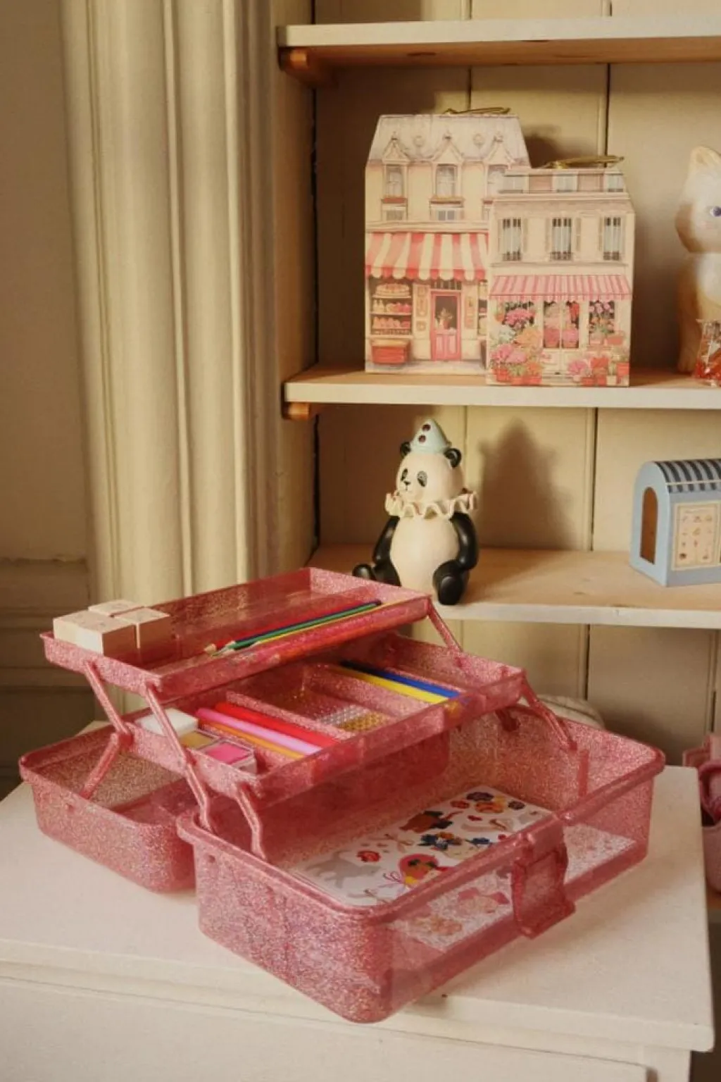 Konges Slojd Creatieve caddy - Glitter rose - Hot